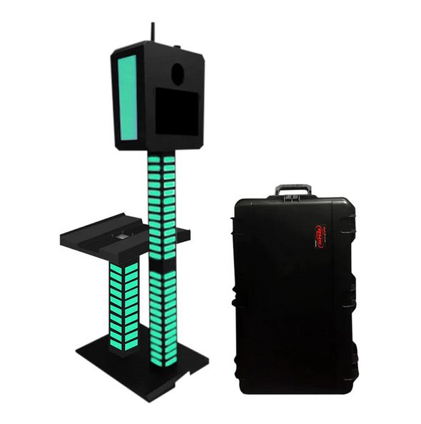 T11 Vision Photo Booth Shell with Printer Stand and SKB Travel Case