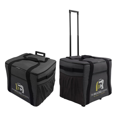 Printer Case Rolling Bag w/ Recessed Wheels and Handle