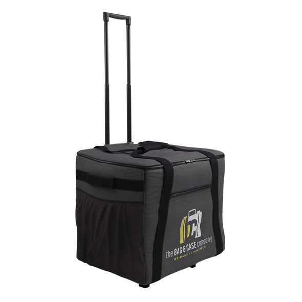 Printer Case Rolling Bag w/ Recessed Wheels and Handle