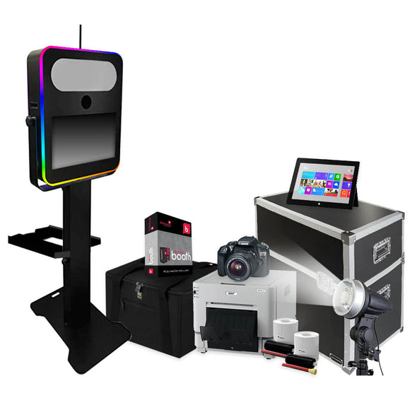 T20R (Razor) LED Photo Booth Business Premium Package (DNP RX1 Printer)